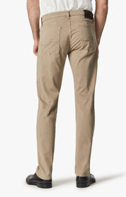 Cool Tapered Leg Pants In Cashew Brushed Twill