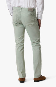 Courage Straight Leg Pants In Iceberg Green Twill