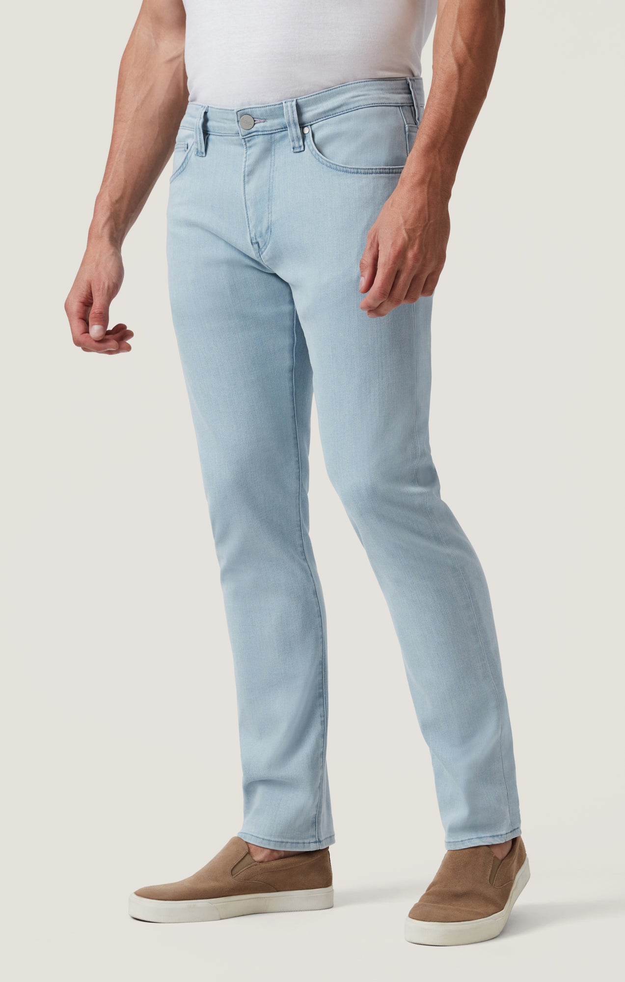 Cool Tapered Leg Jeans in Ice Blue Urban