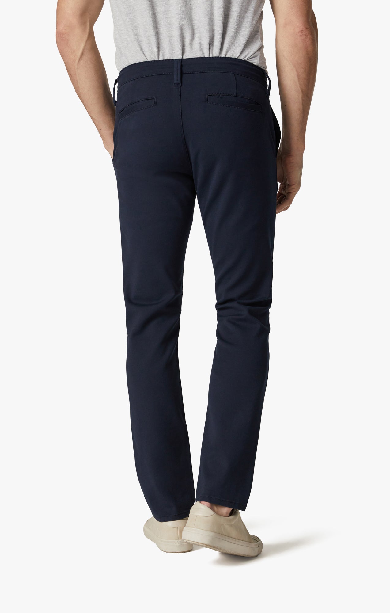 Verona Slim Leg Chino Pants In Night Sky High-Flyer