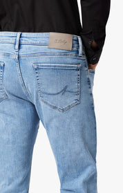 Cool Tapered Leg Jeans In Bleached Organic