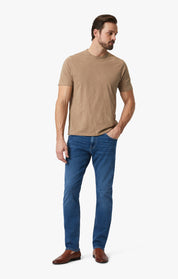 Cool Tapered Leg Jeans In Shaded Blue Selvedge