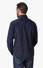 Structured Shirt In Navy Blue