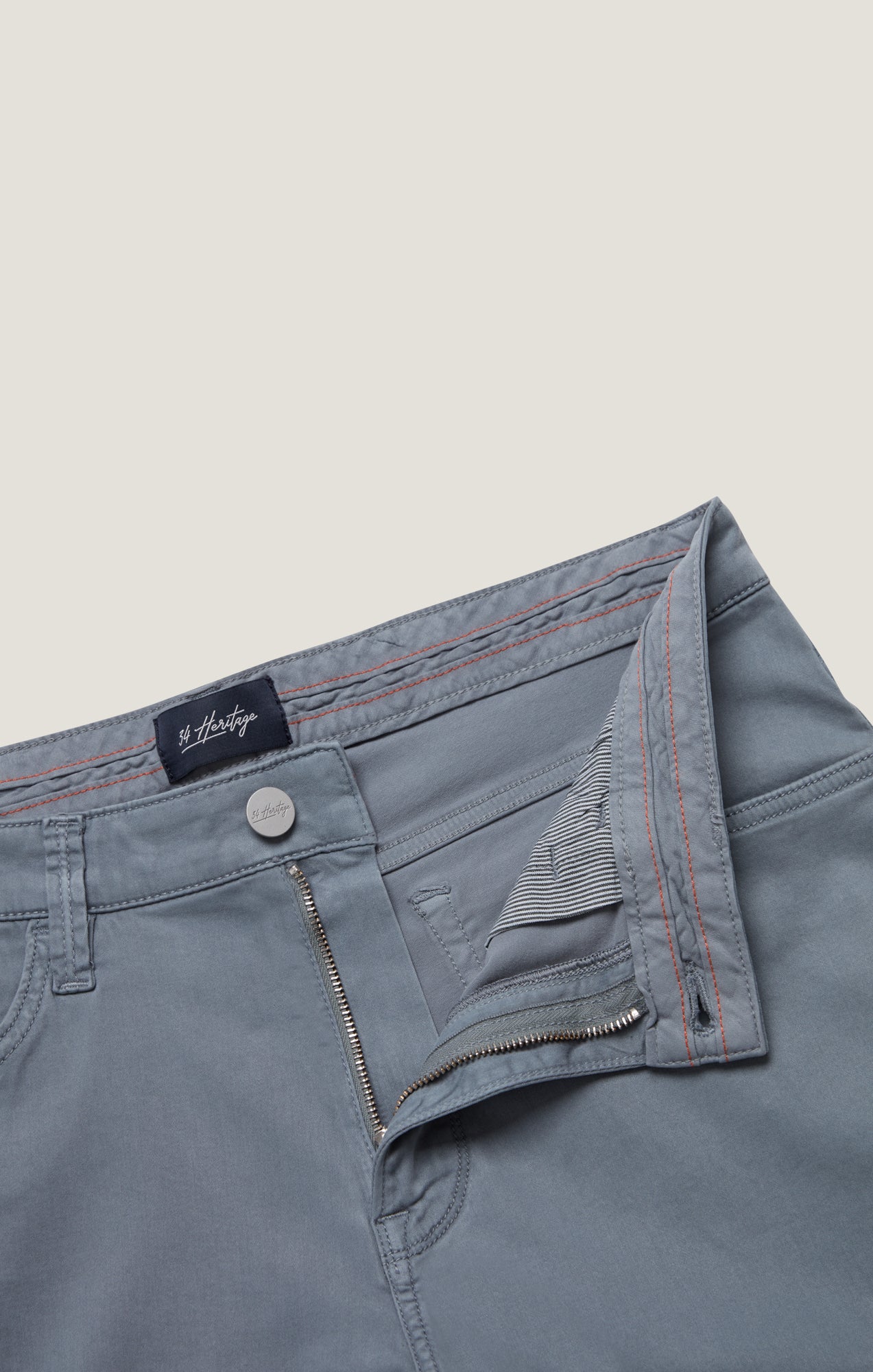 Cool Tapered Leg Pants in Alloy Twill