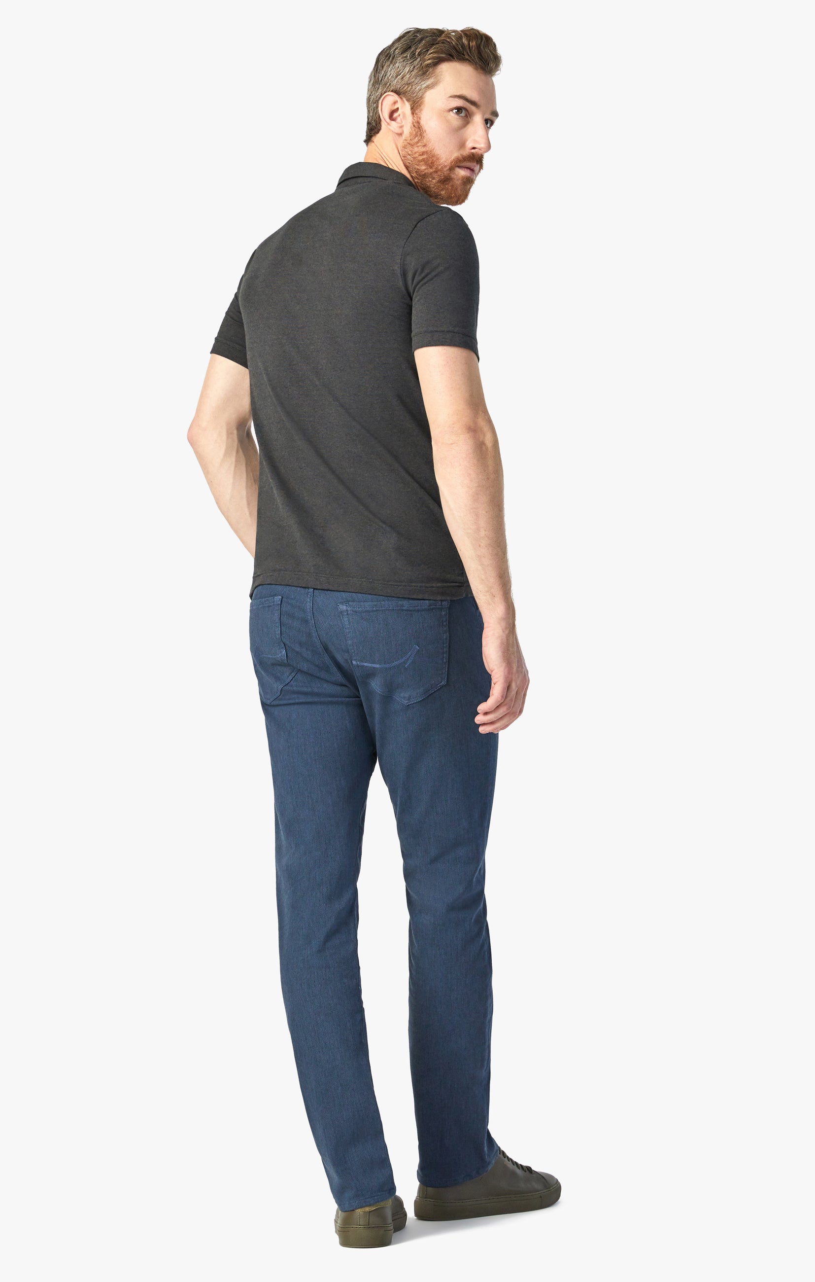 Cool Tapered Leg Pants in Insignia Blue Diagonal