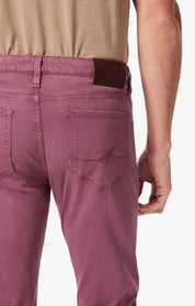 Courage Straight Leg Pants In Rosewood Twill