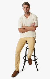 Cool Tapered Leg Pants In Lemon Pepper Brushed Twill