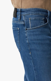 Cool Tapered Leg Jeans In Shaded Blue Selvedge