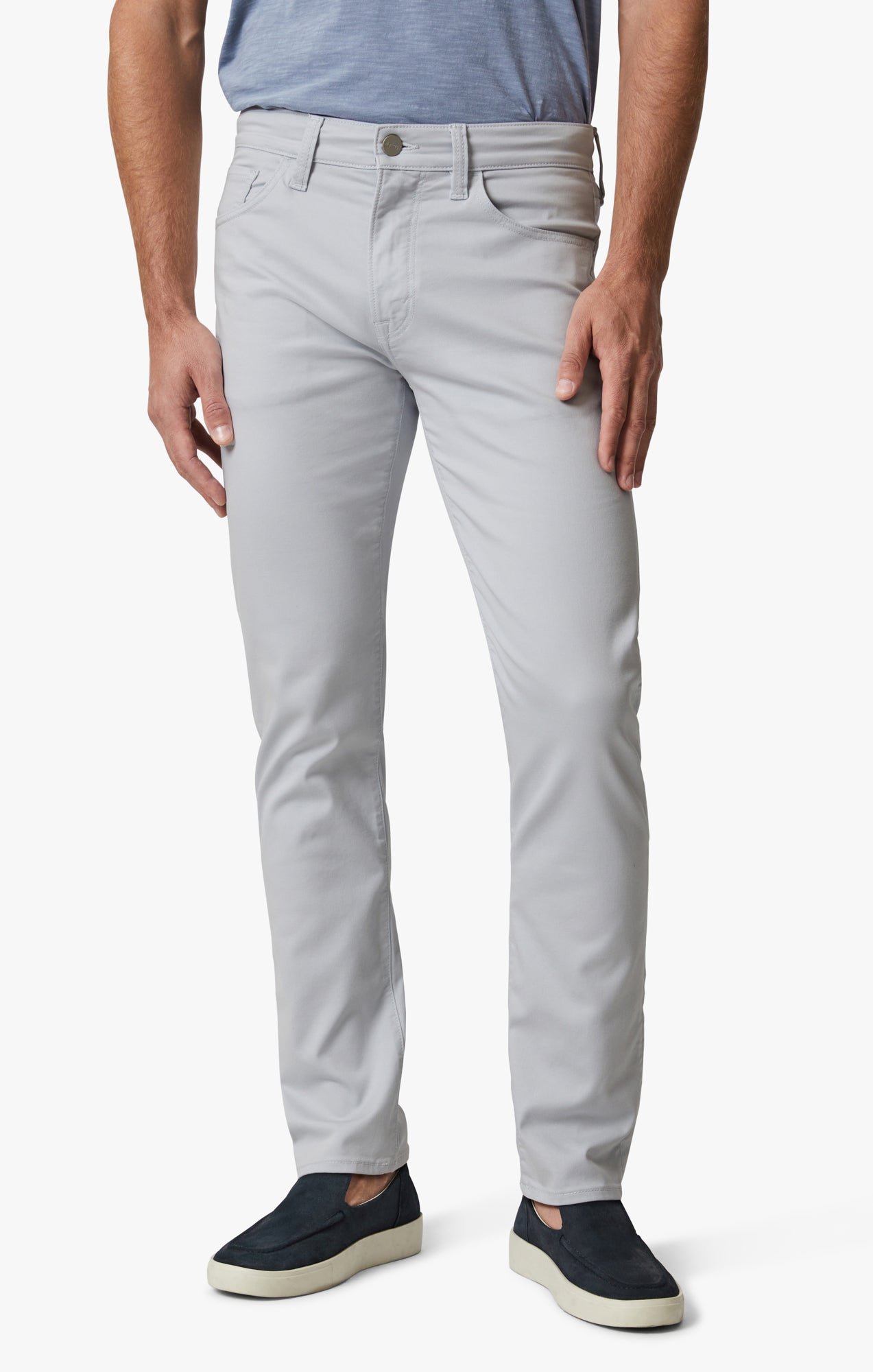 Cool Tapered Leg Pants In Gray Dawn Coolmax