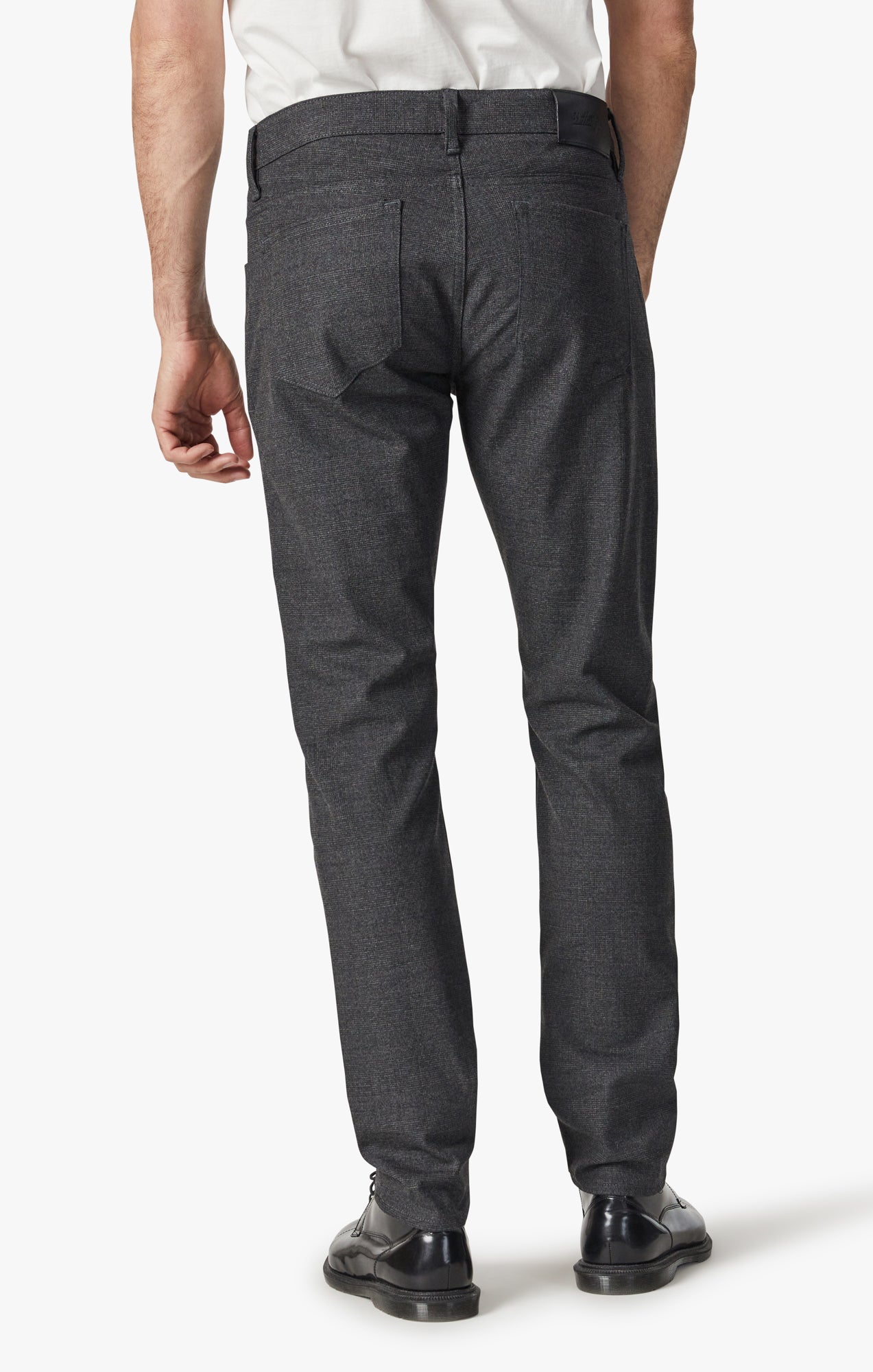 Courage Straight Leg Pants in Smoke Elite Check