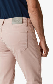 Cool Tapered Leg Pants In Blushed Twill