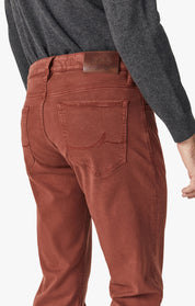 Cool Tapered Leg Pants in Cinnamon Brushed Twill