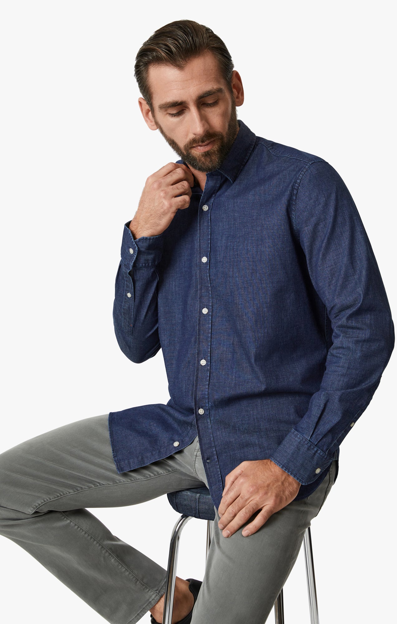 Denim Shirt In Medium