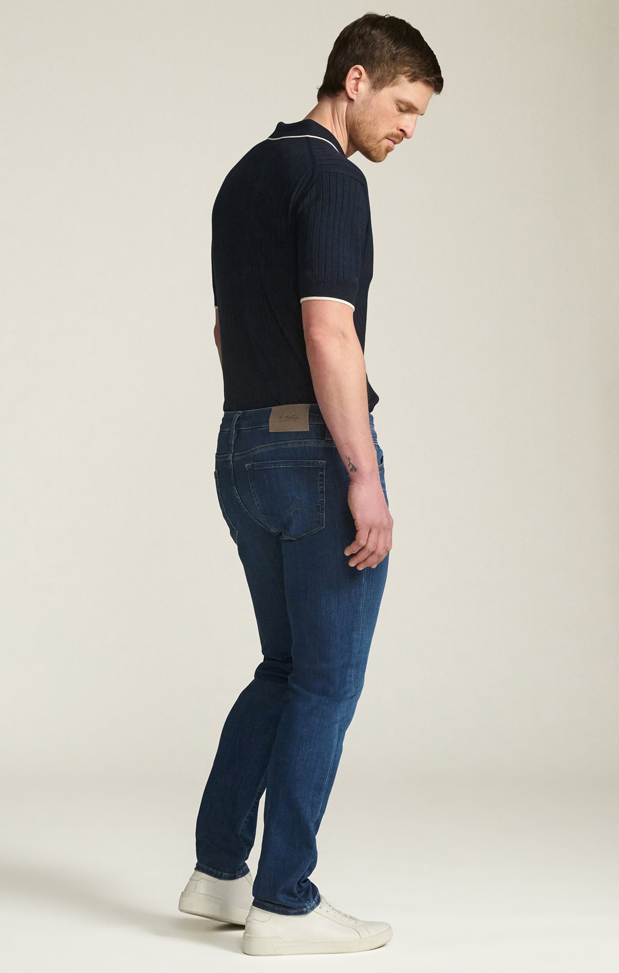 Cool Tapered Leg Jeans in Ocean Refined