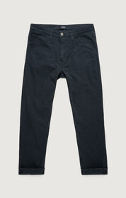 Courage Straight Leg Pants in Navy Herringbone