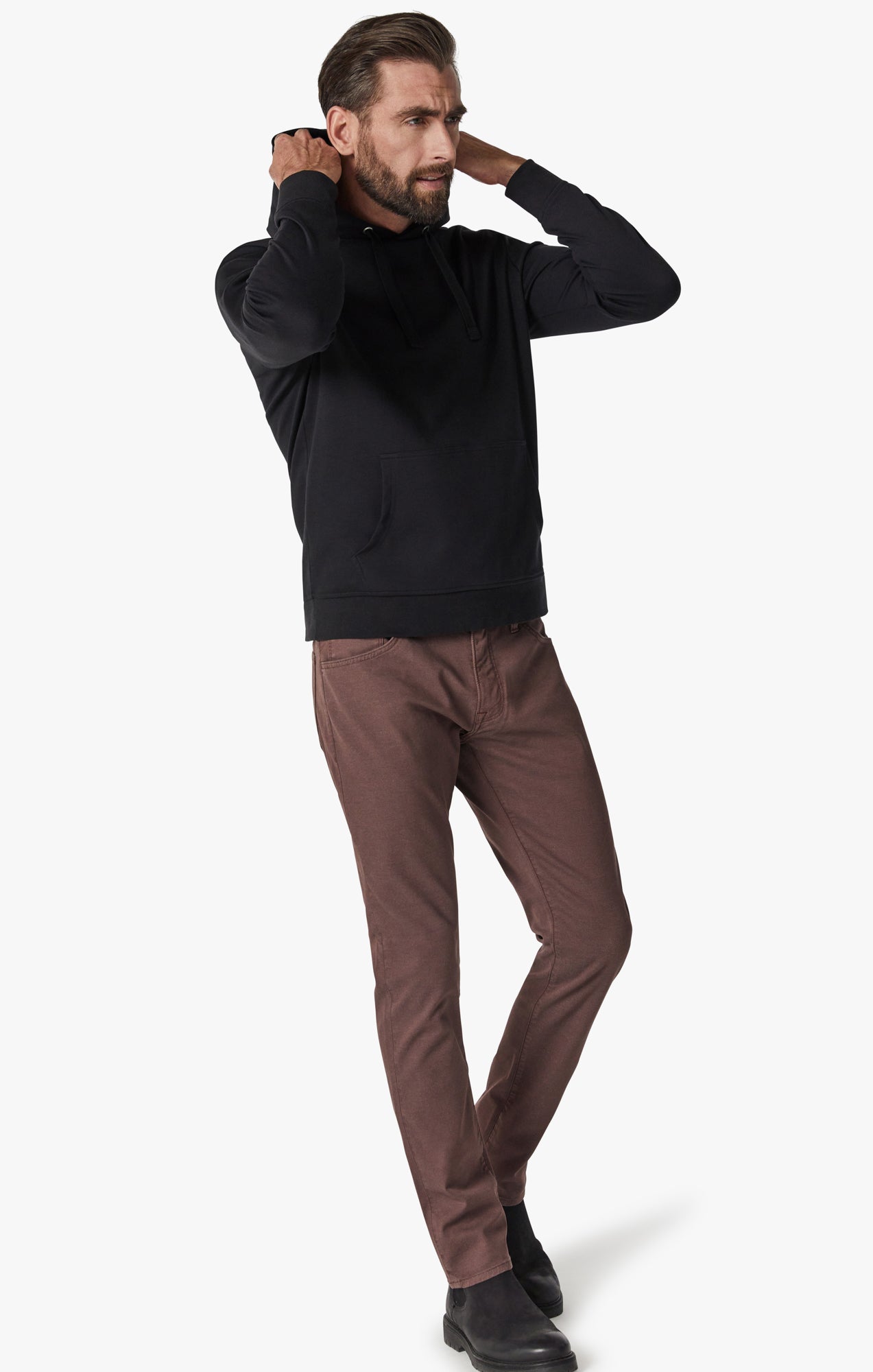 Courage Straight Leg Pants In Mahogany CoolMax