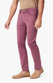 Courage Straight Leg Pants In Rosewood Twill