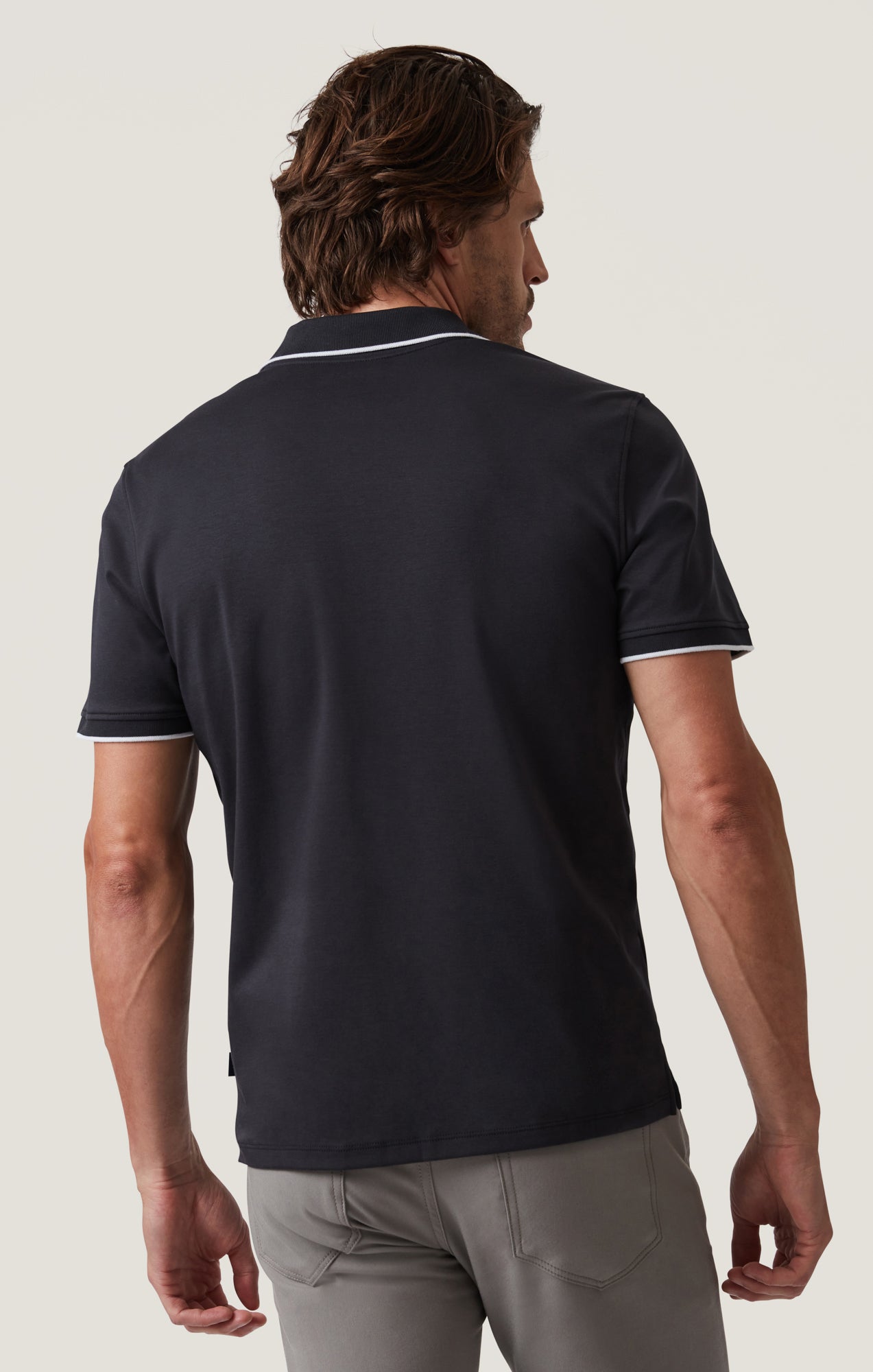 Riviera Polo Shirt in Black
