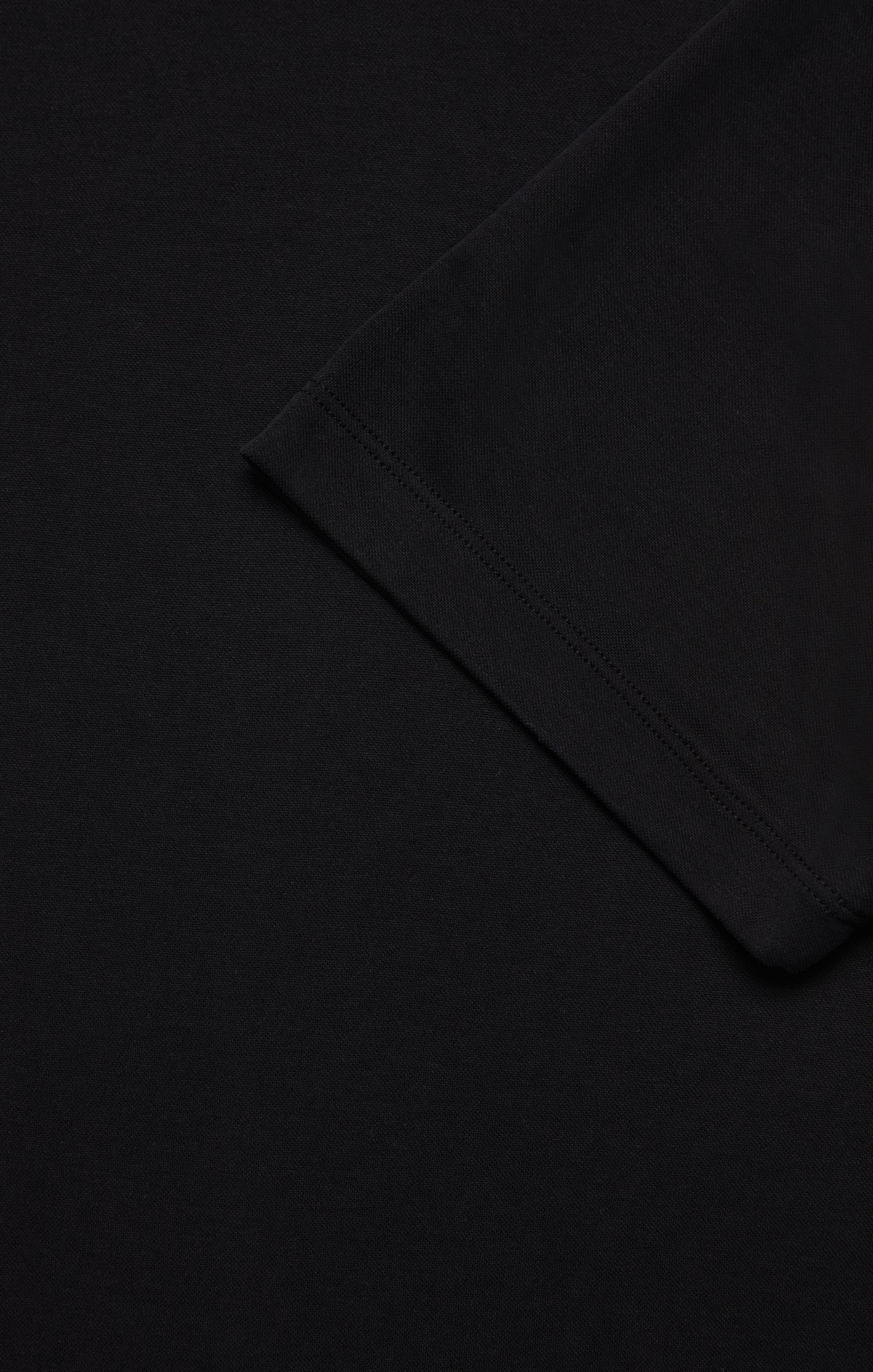 Pique T-Shirt in Black