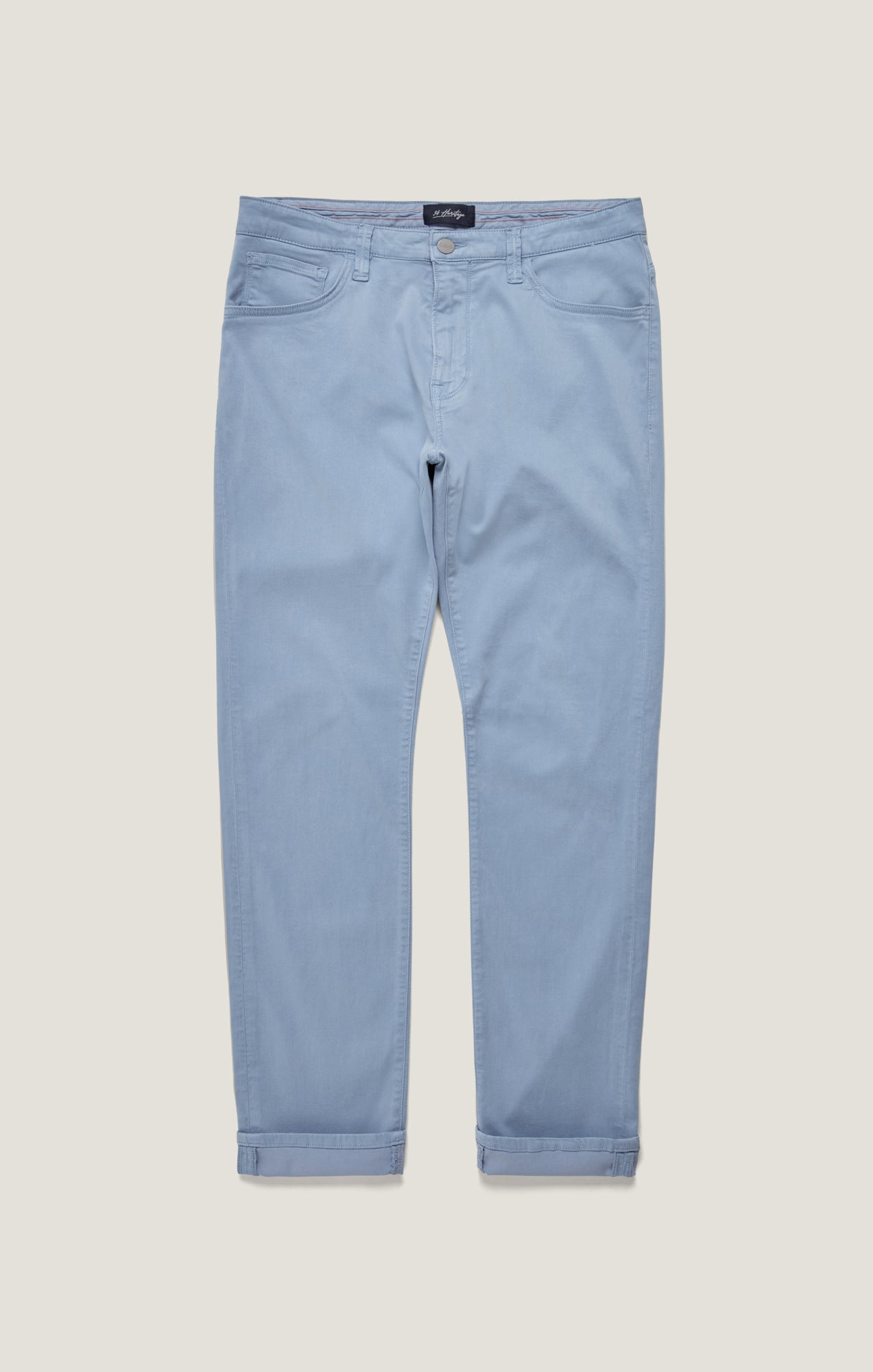 Cool Tapered Leg Pants in Sky Twill