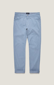 Cool Tapered Leg Pants in Sky Twill