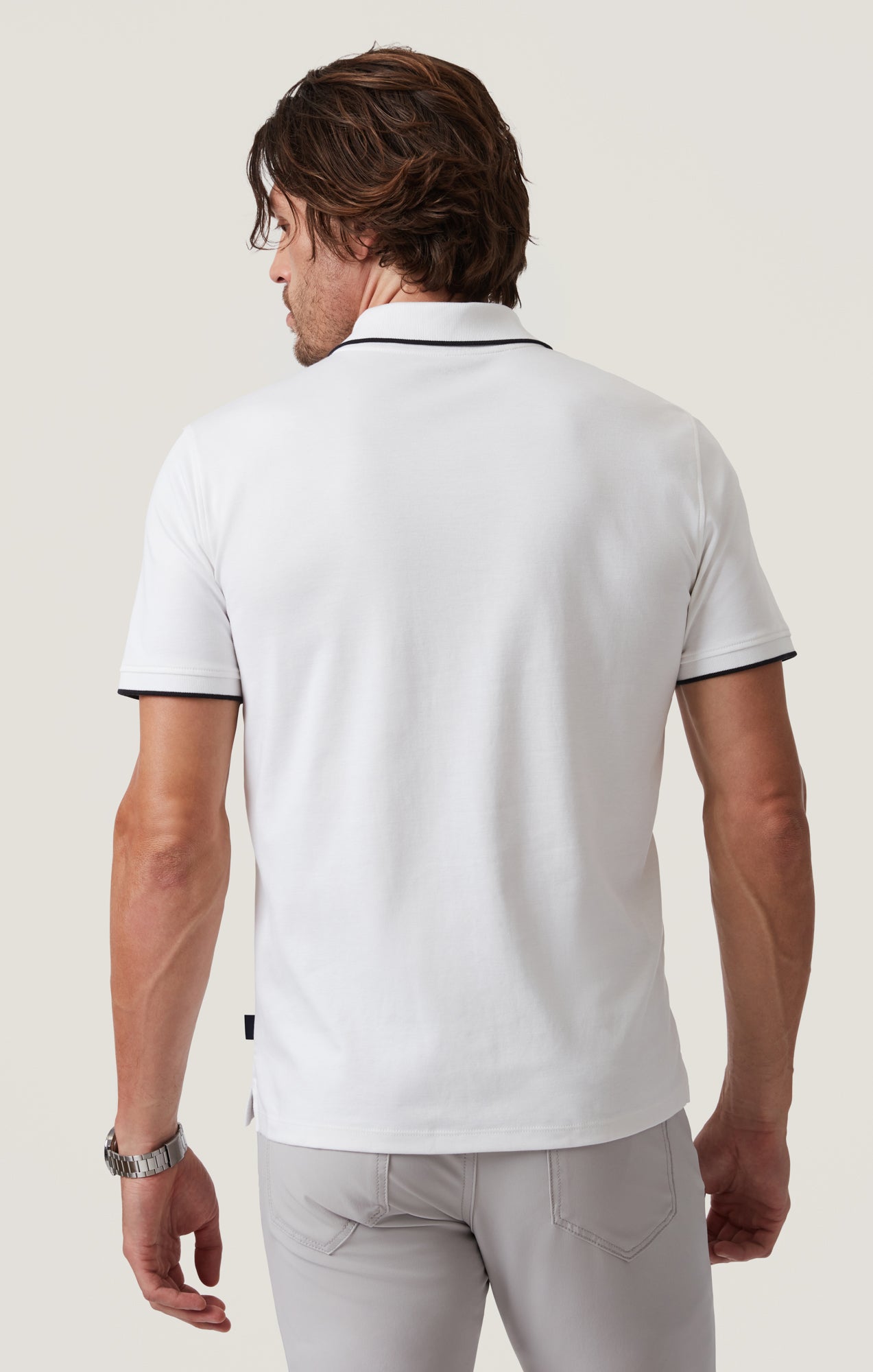 Riviera Polo Shirt in White