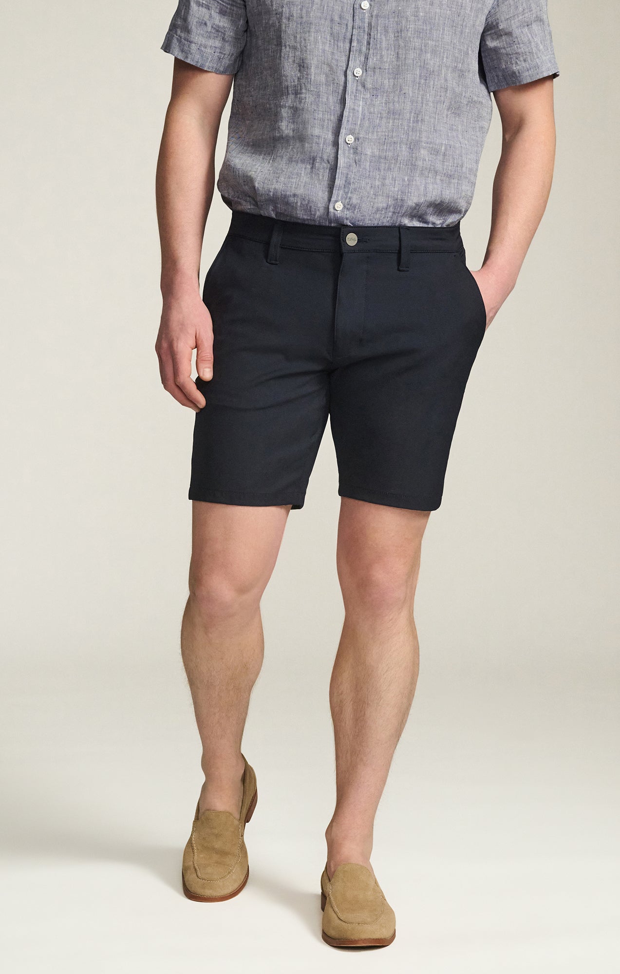 Arizona Shorts in Navy Commuter Luxe