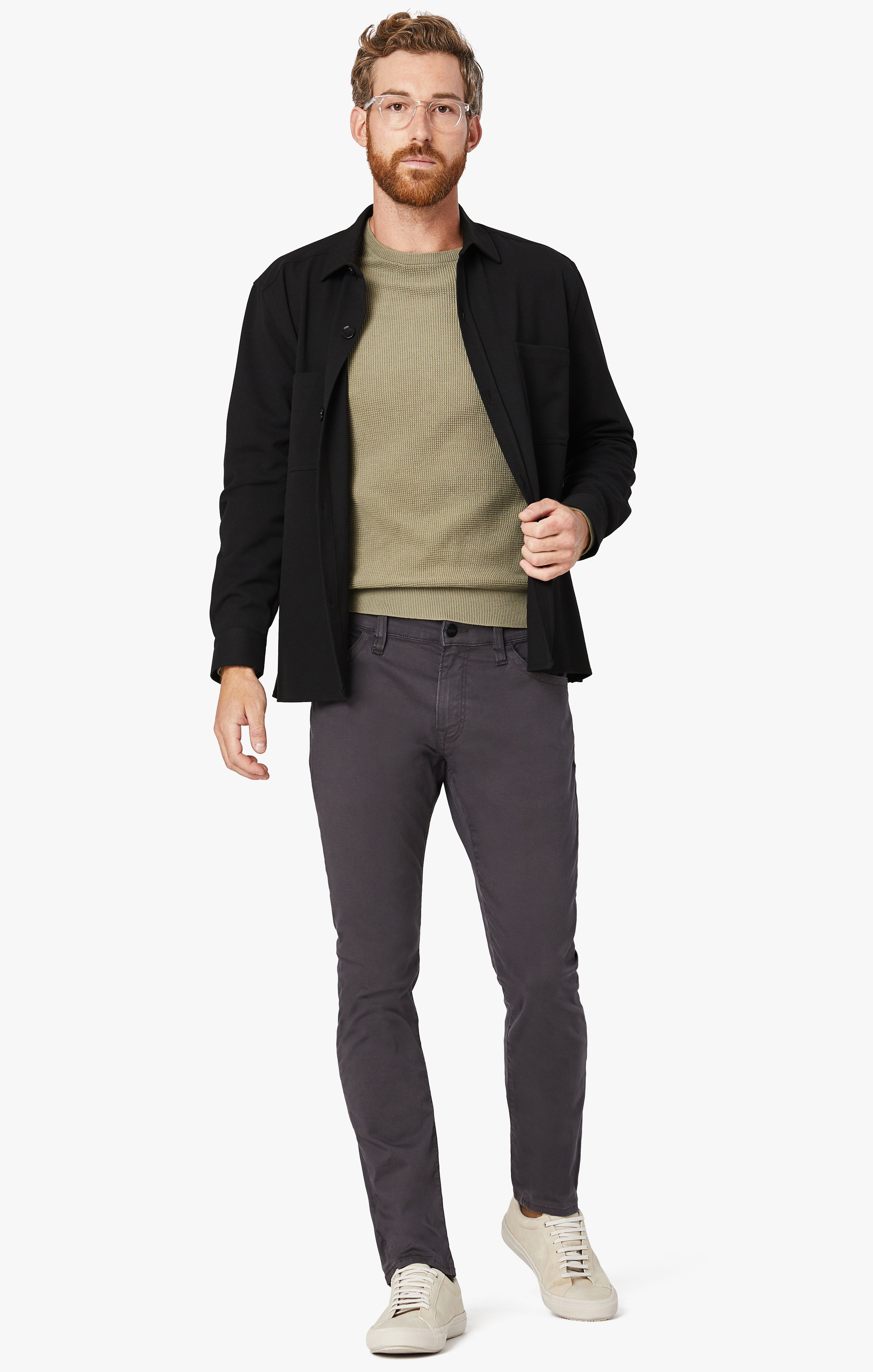 Cool Tapered Leg Pants In Anthracite Twill