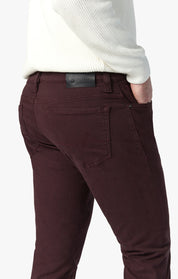 Cool Slim Leg Pants in Merlot Diagonal