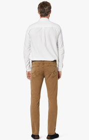 Cool Tapered Leg Pants In Tobacco Twill