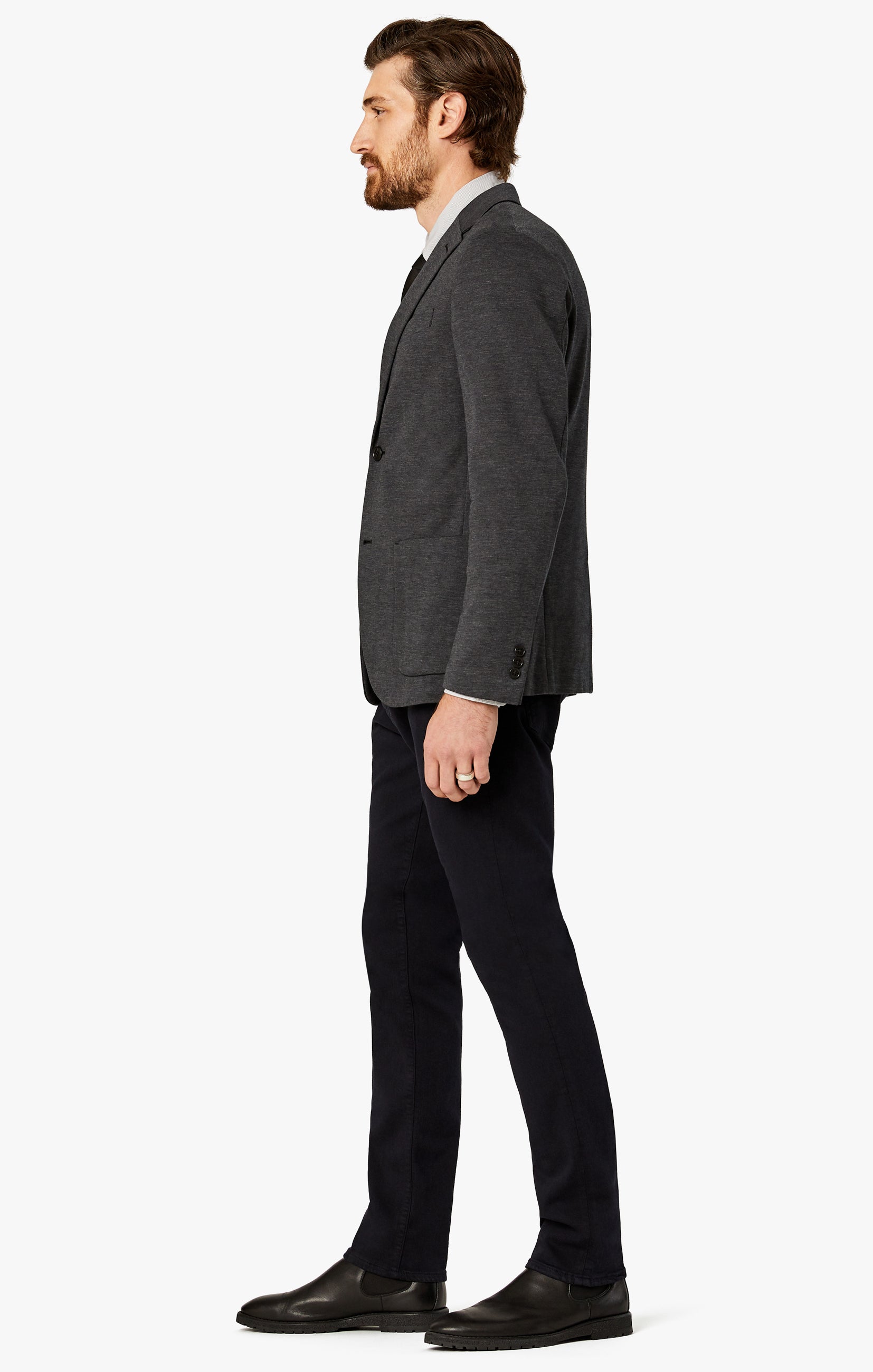 Cool Slim Leg Jeans In Marine Comfort