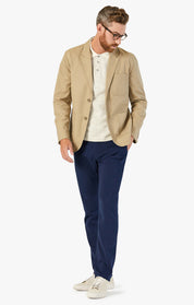 Verona Slim Leg Chino Pants In Navy High Flyer