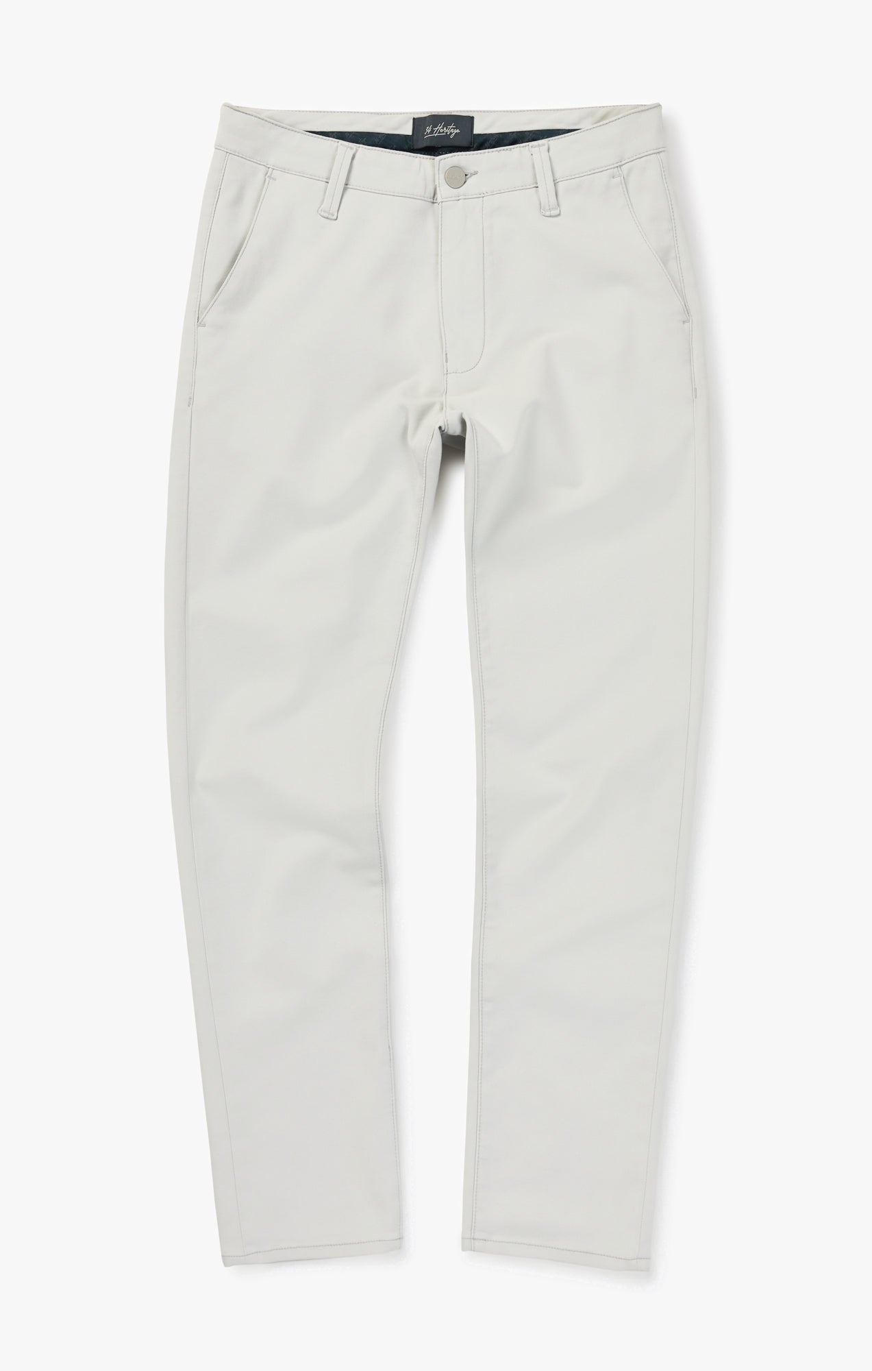 Verona Slim Leg Chino Pants In Stone High Flyer