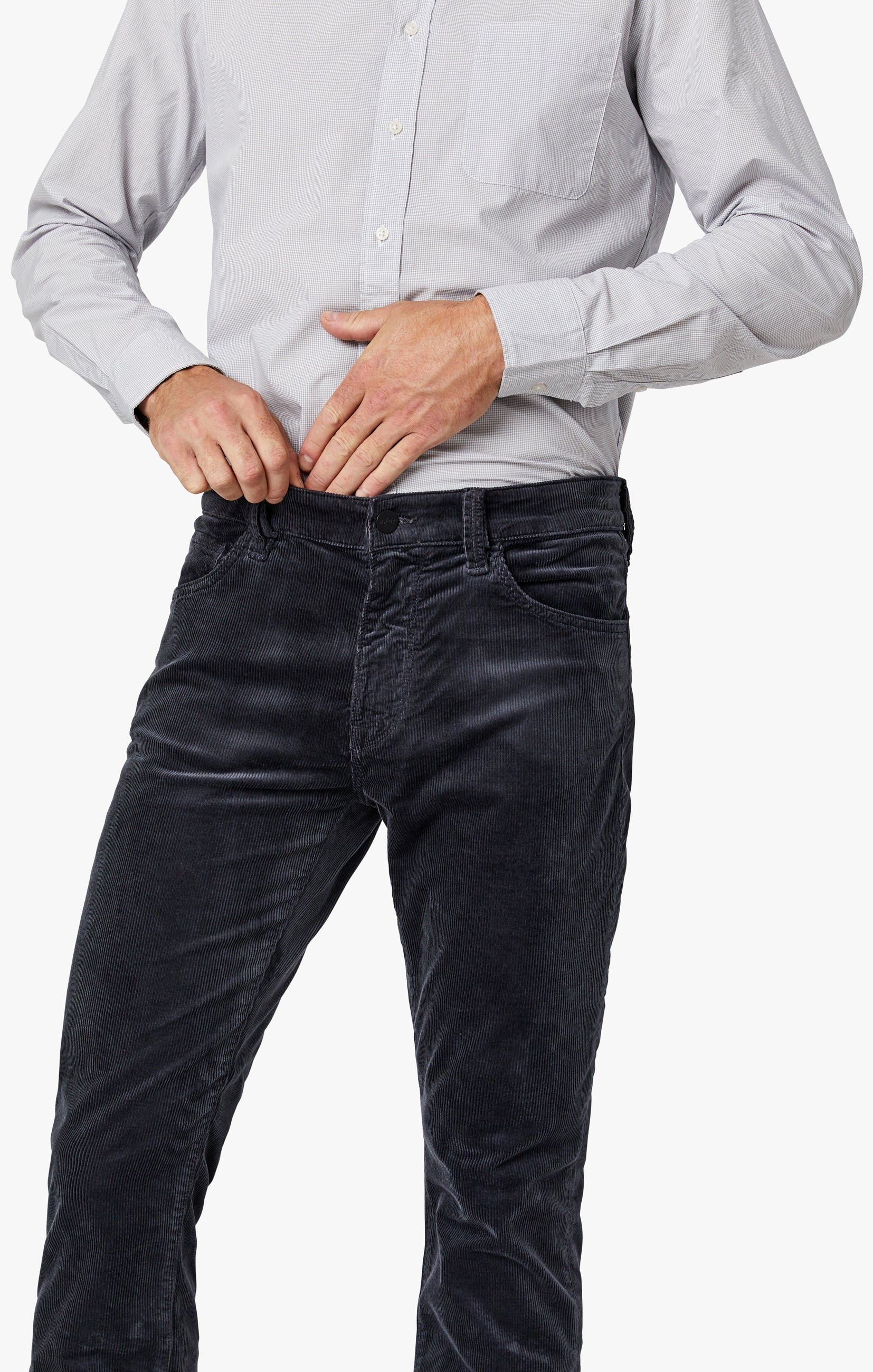 Courage Straight Leg Pants In Iron Cord Image 8