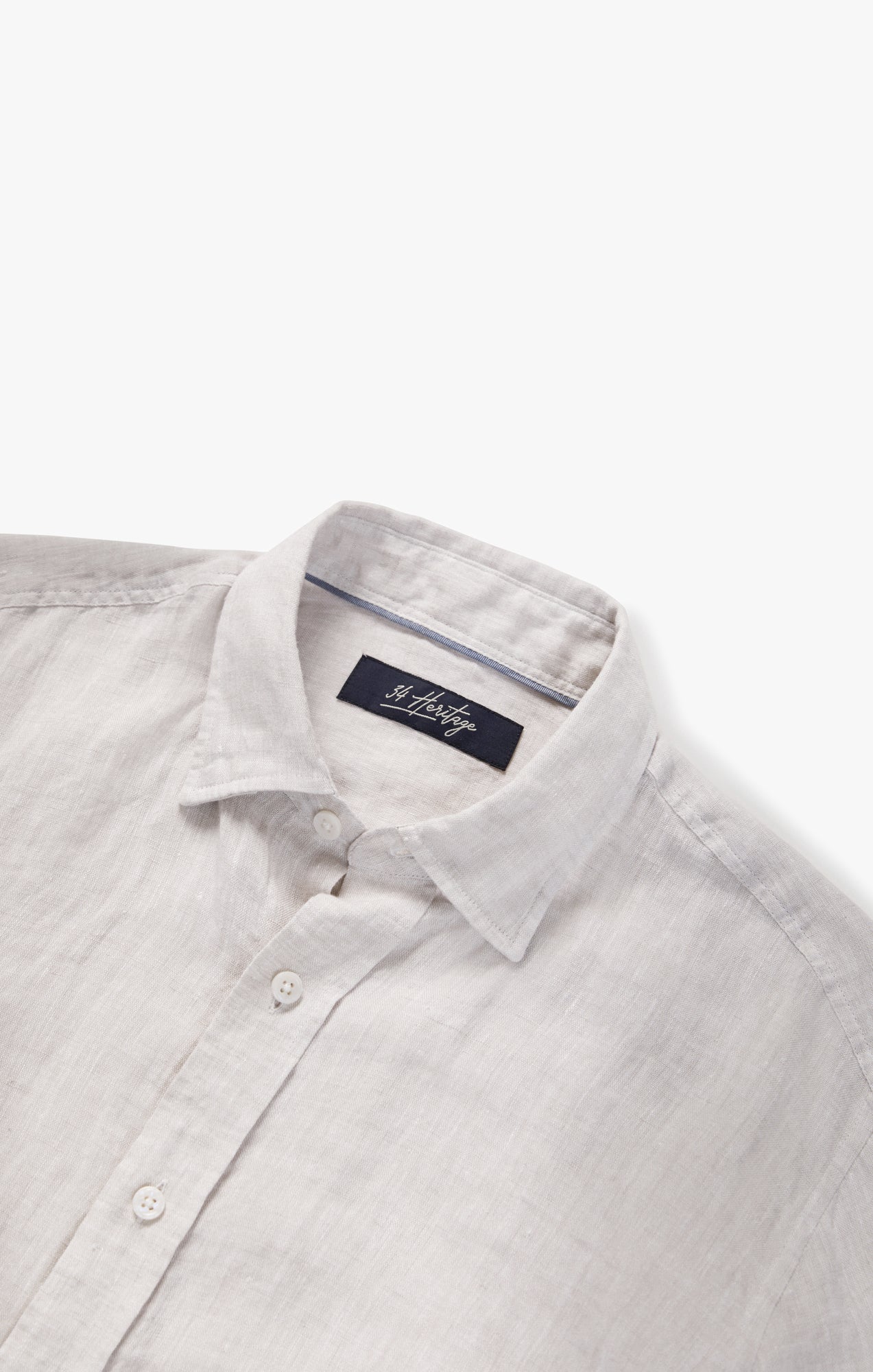 Linen Shirt in Simply Taupe Image 10