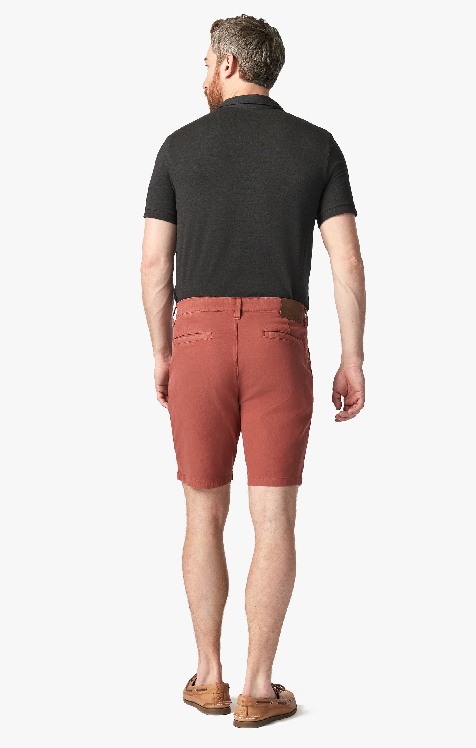Arizona Slim Shorts in Brick Fine Touch Image 3