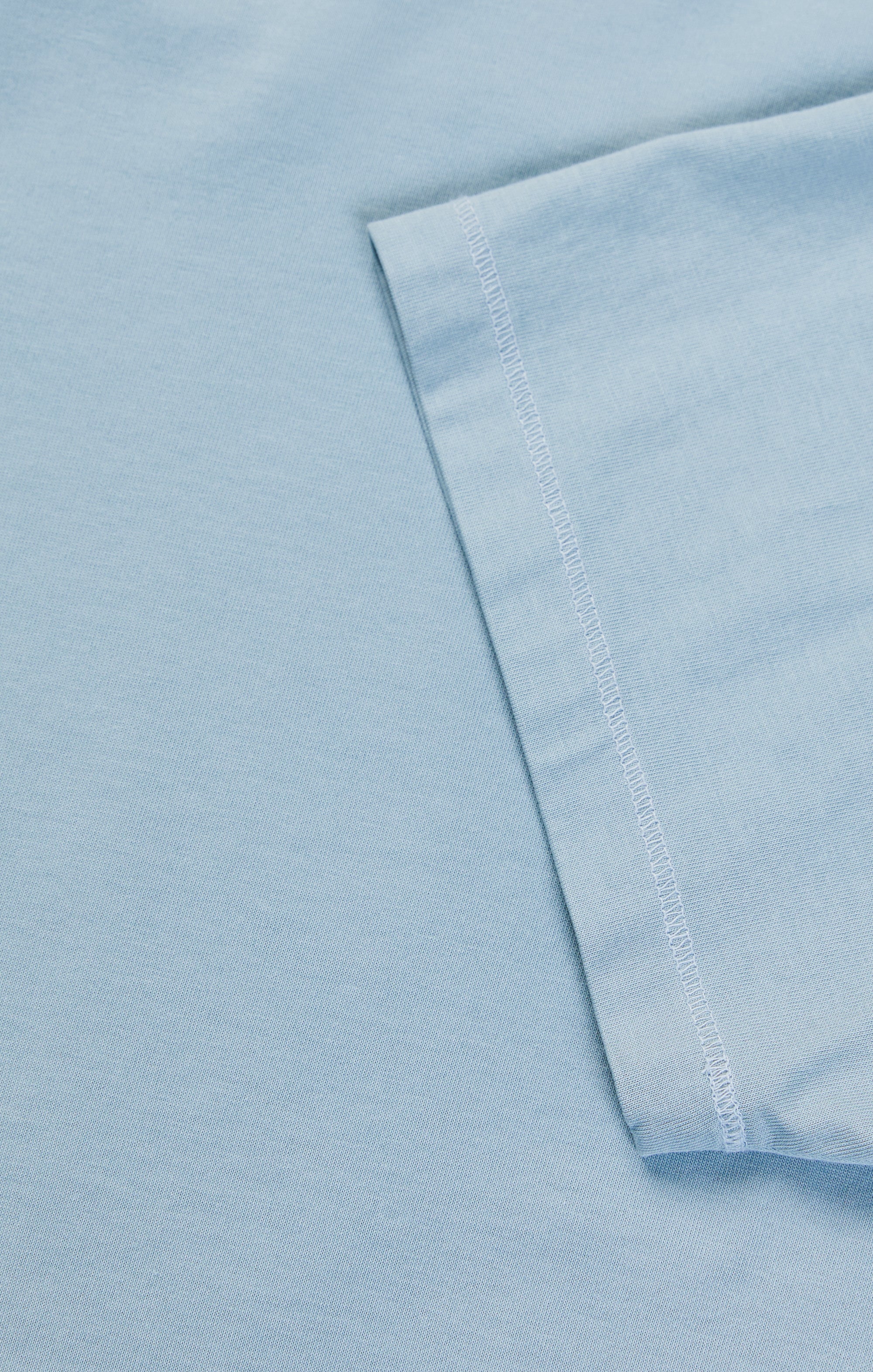 Deconstructed V-Neck T-Shirt in Forget-Me-Not Image 9