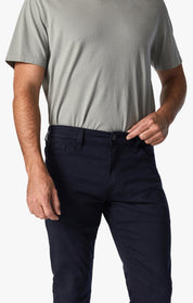 Cool Slim Leg Pants in Navy Twill