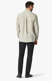 Courage Straight Leg Pants in Black Twill