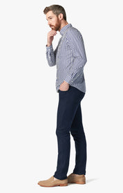 Courage Straight Leg Pants In Navy High Flyer