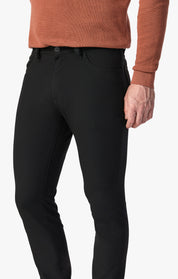 Cool Slim Leg Pants in Black Elite