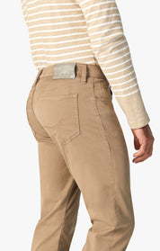 Courage Straight Leg Pants In Roasted Cashew Twill