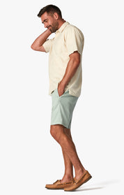 Nevada Shorts In Mint Soft Touch