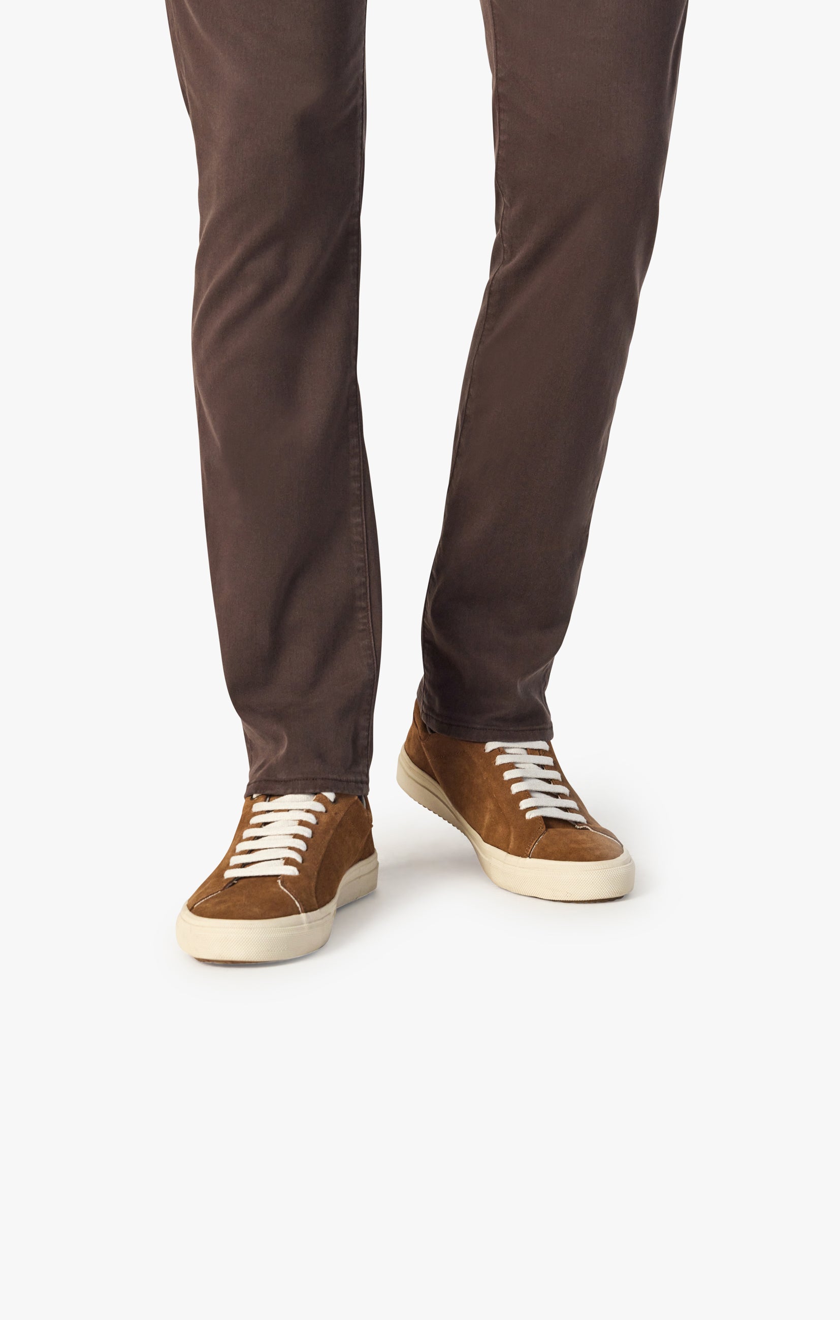 Courage Straight Leg Pants In Fudge Twill