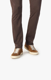 Courage Straight Leg Pants In Fudge Twill