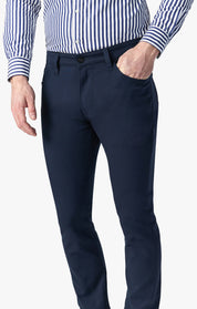 Courage Straight Leg Pants In Navy High Flyer
