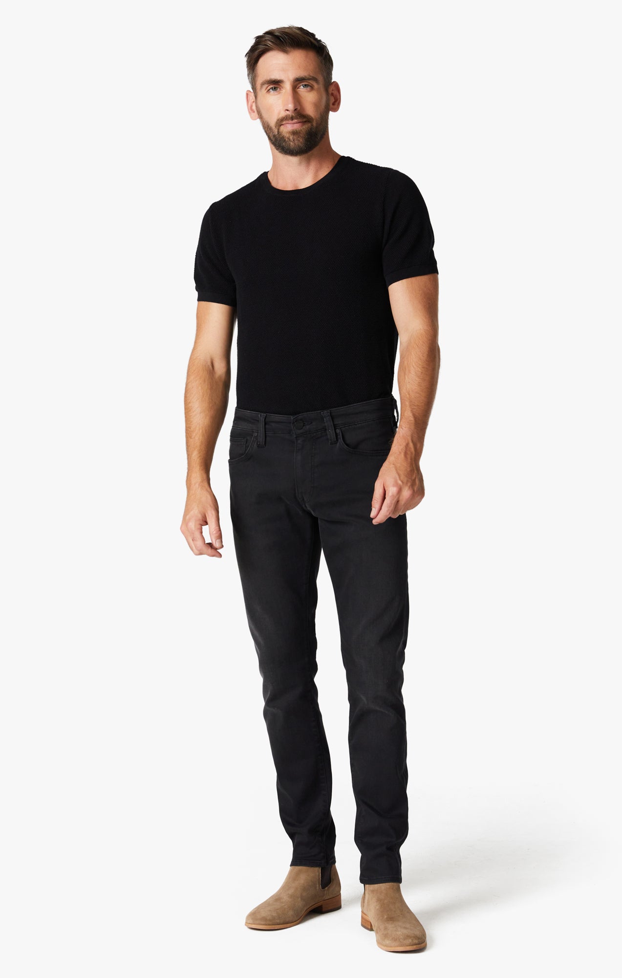 34 Heritage Men's Calm Skinny Leg Jeans In Dark Smoke Urban