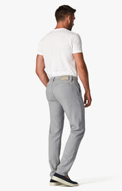 Verona Slim Leg Chino Pants In Grey High-Flyer