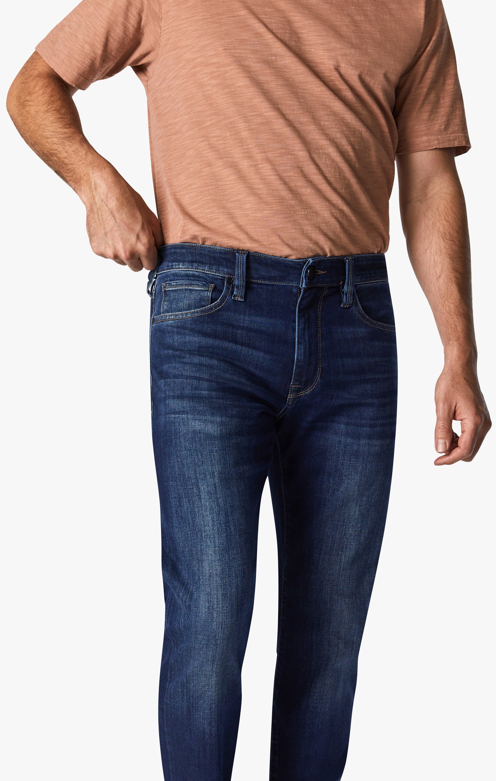 Courage Straight Leg Jeans in Deep Tencel