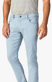 Cool Tapered Leg Pants In French Blue Soft Touch
